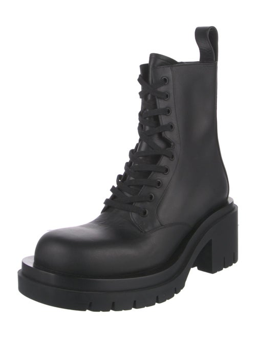 Bottega Veneta Leather Combat Boots