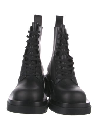 Bottega Veneta Leather Combat Boots