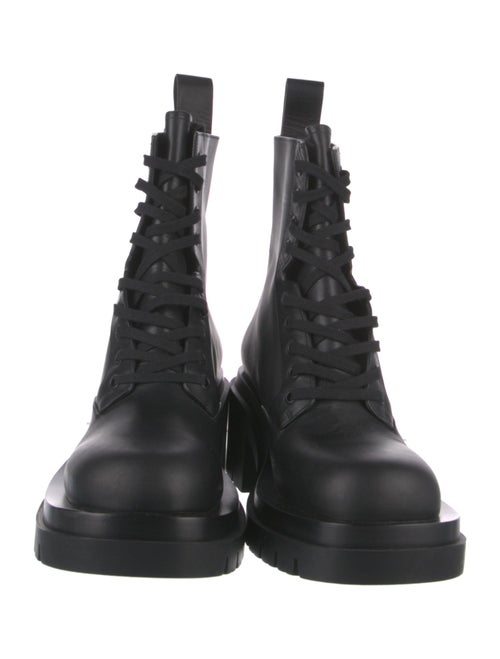 Bottega Veneta Leather Combat Boots