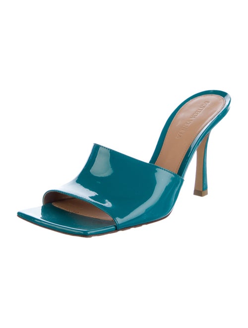 Bottega Veneta Patent Leather Slides