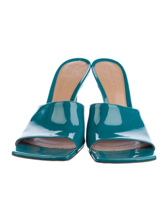 Bottega Veneta Patent Leather Slides