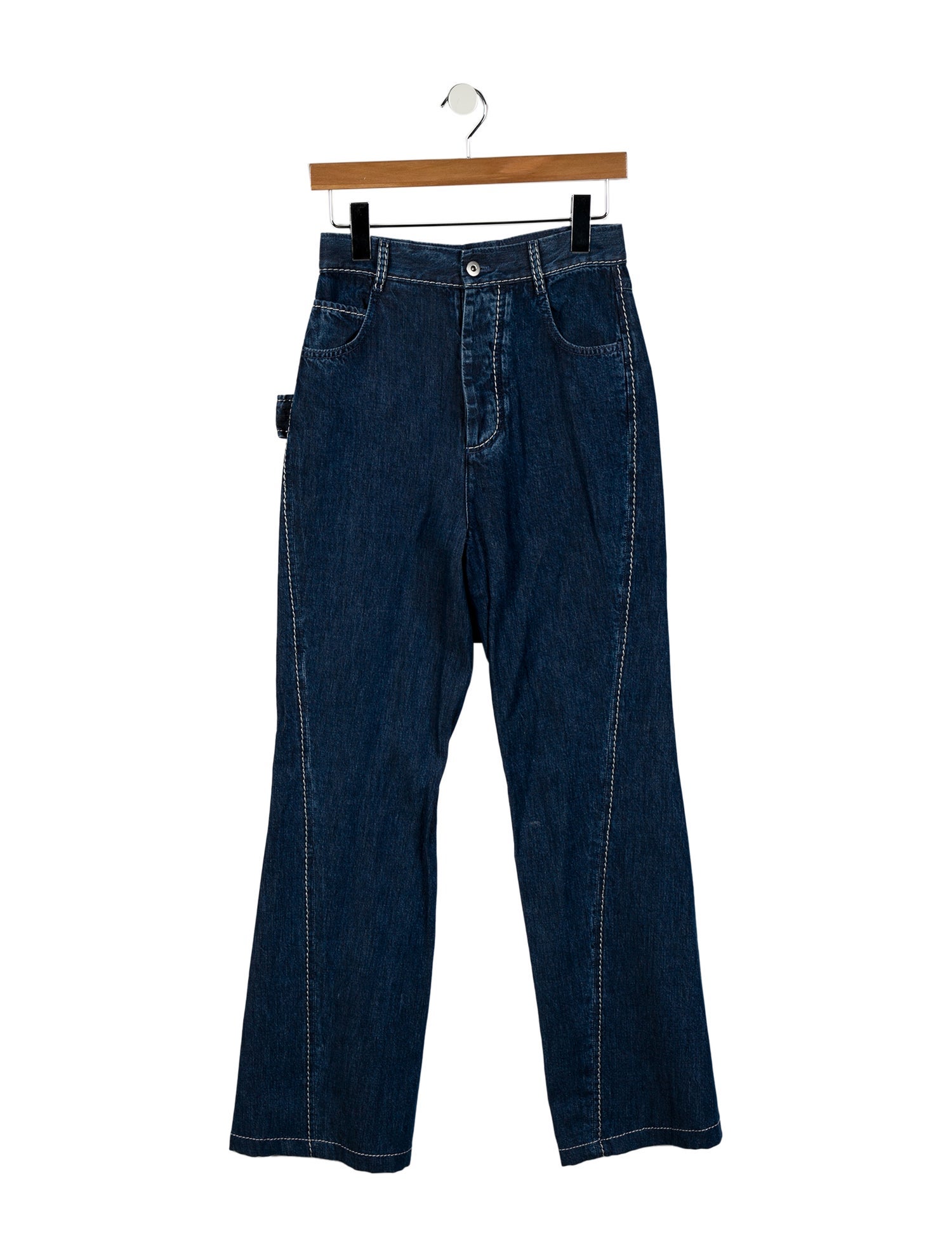 Bottega Veneta High-Rise Wide Leg Jeans