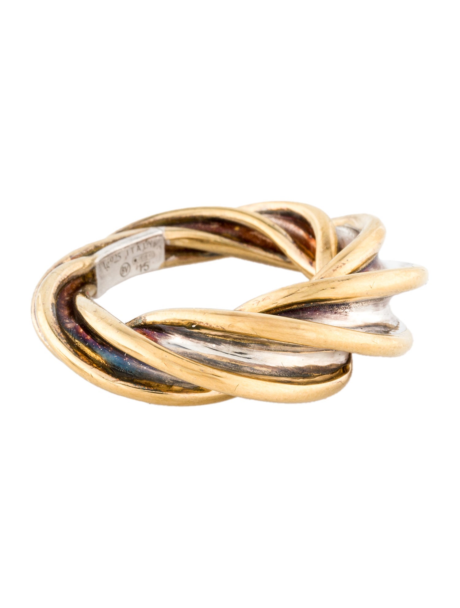 ●BOTTEGAVENETA ●ボッテガヴェネタ リング Wire Ring Bottega Veneta Wire Band Ring - Vermeil Band, Rings