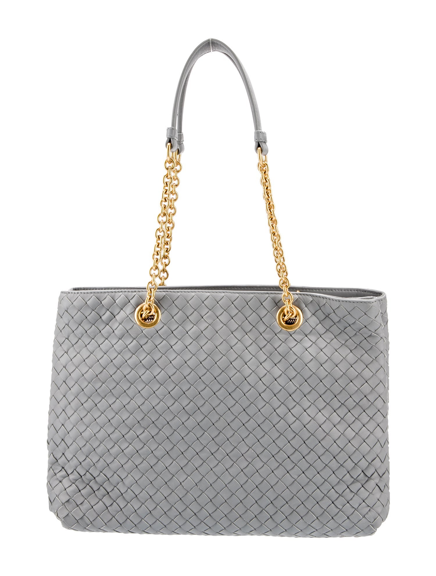 Bottega Veneta Intrecciato Chain Tote Medium