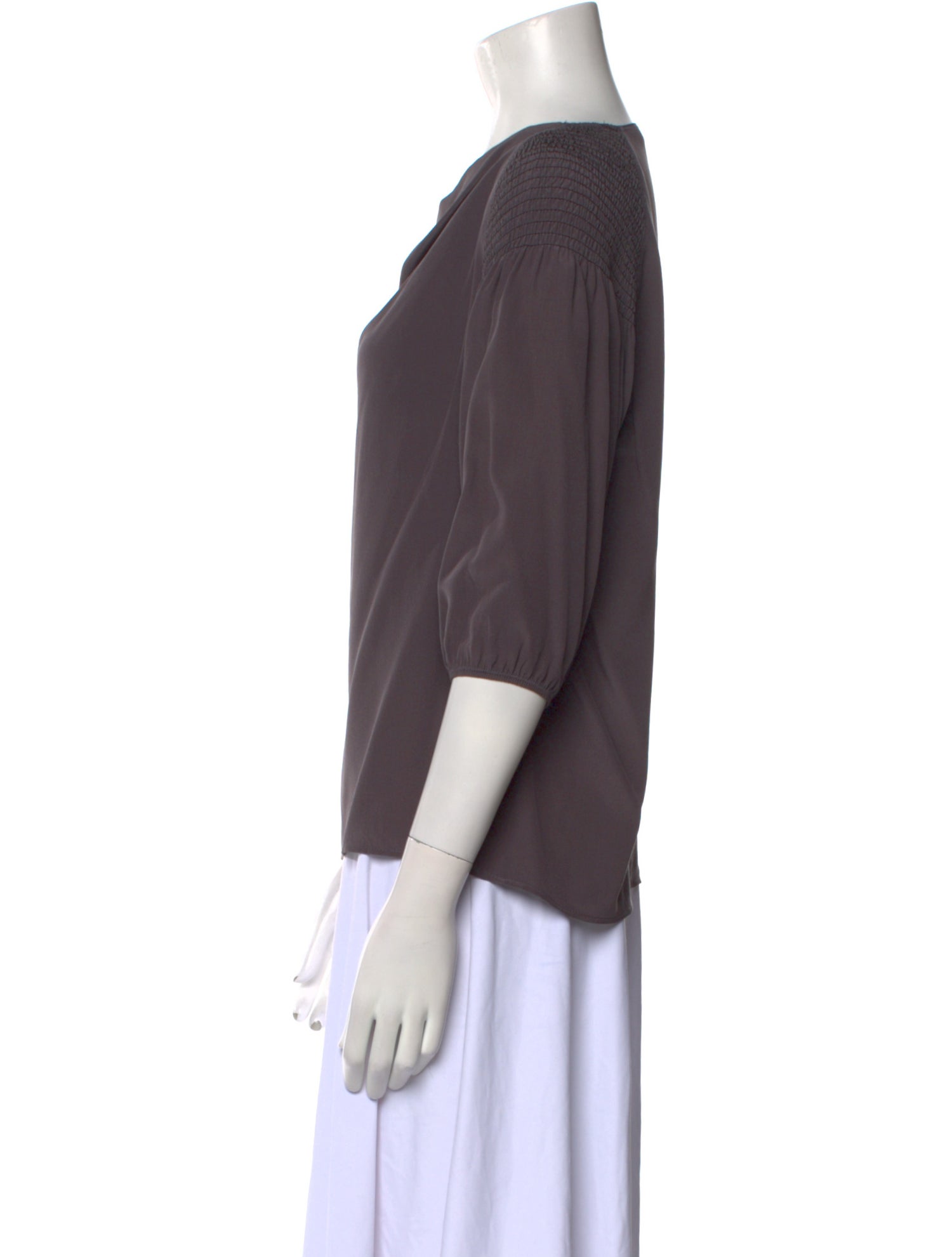 Bottega Veneta Silk Cowl Neck Top