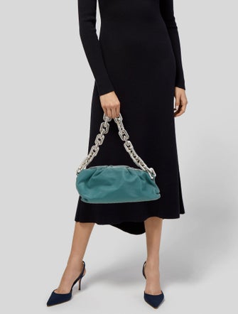 Bottega Veneta Lambskin Chain Pouch