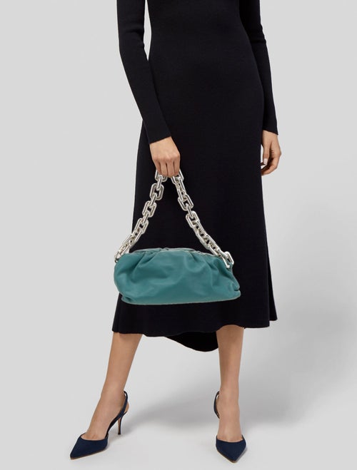 Bottega Veneta Lambskin Chain Pouch
