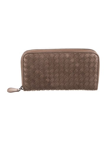Bottega Veneta Wallets Vintage Intrecciato Weave Continental Wallet