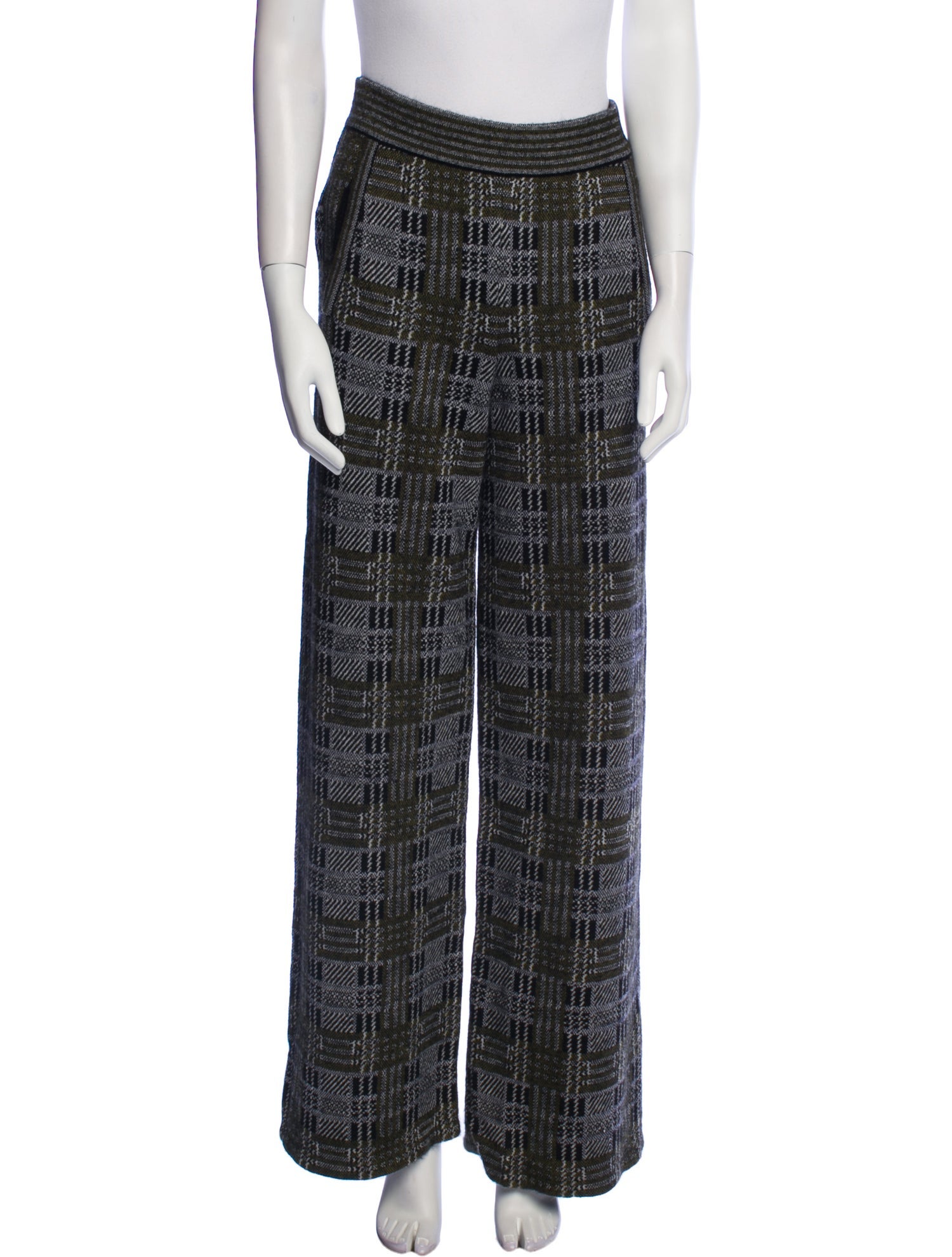 Bottega Veneta Wool Wide Leg Pants