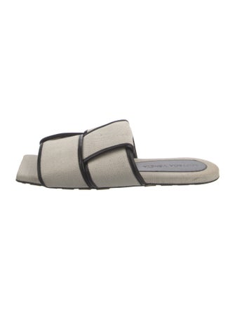 Bottega Veneta Canvas Slides