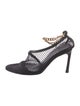 Bottega Veneta Chain-Link Accent Chain-Link Accents T-Strap Pumps