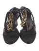 Bottega Veneta Chain-Link Accent Chain-Link Accents T-Strap Pumps