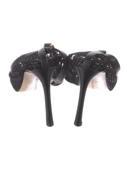 Bottega Veneta Chain-Link Accent Chain-Link Accents T-Strap Pumps