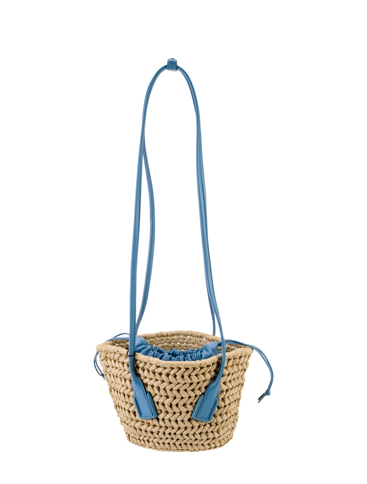 Bottega Veneta Raffia Shoulder Bag 2024