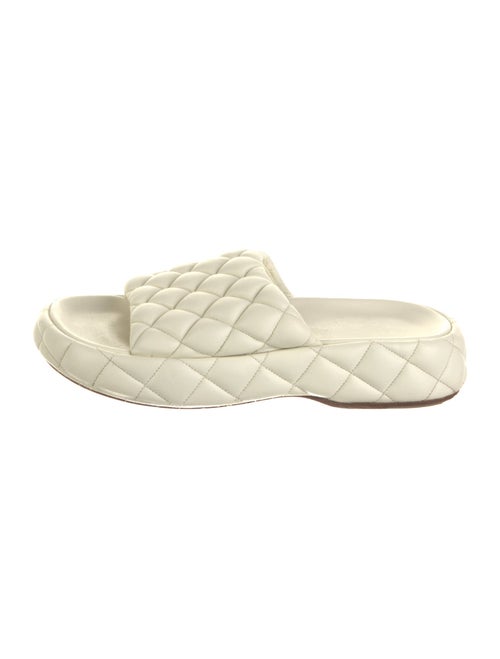 Bottega Veneta Intrecciato Weave Leather Slides