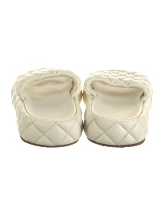 Bottega Veneta Intrecciato Weave Leather Slides