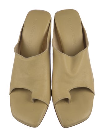 Bottega Veneta Leather Slides