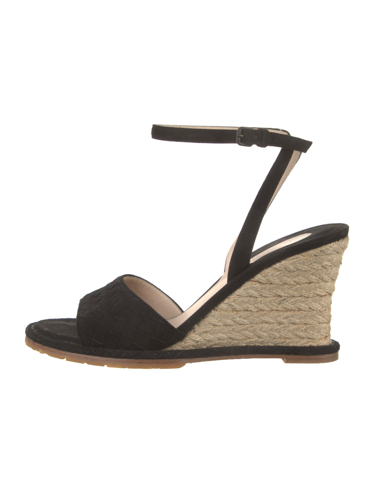 Bottega Veneta Intrecciato Weave Suede Espadrilles