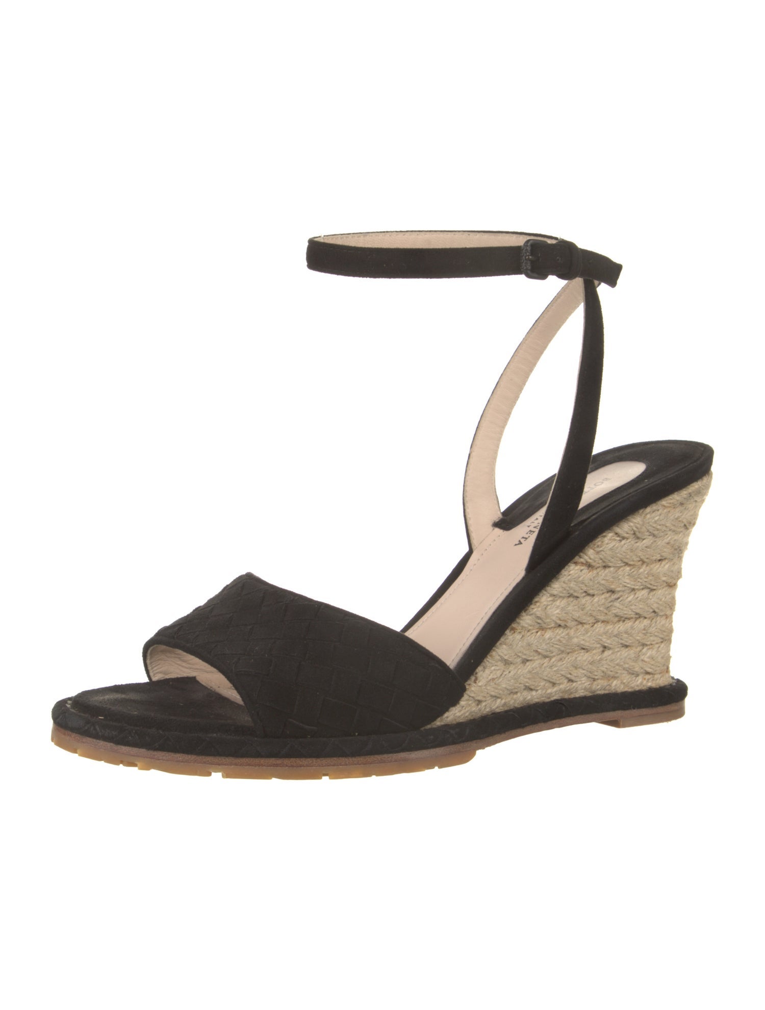 Bottega Veneta Intrecciato Weave Suede Espadrilles