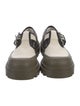 Bottega Veneta Canvas Colorblock Pattern Slingback Sandals