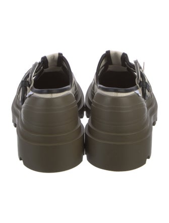 Bottega Veneta Canvas Colorblock Pattern Slingback Sandals