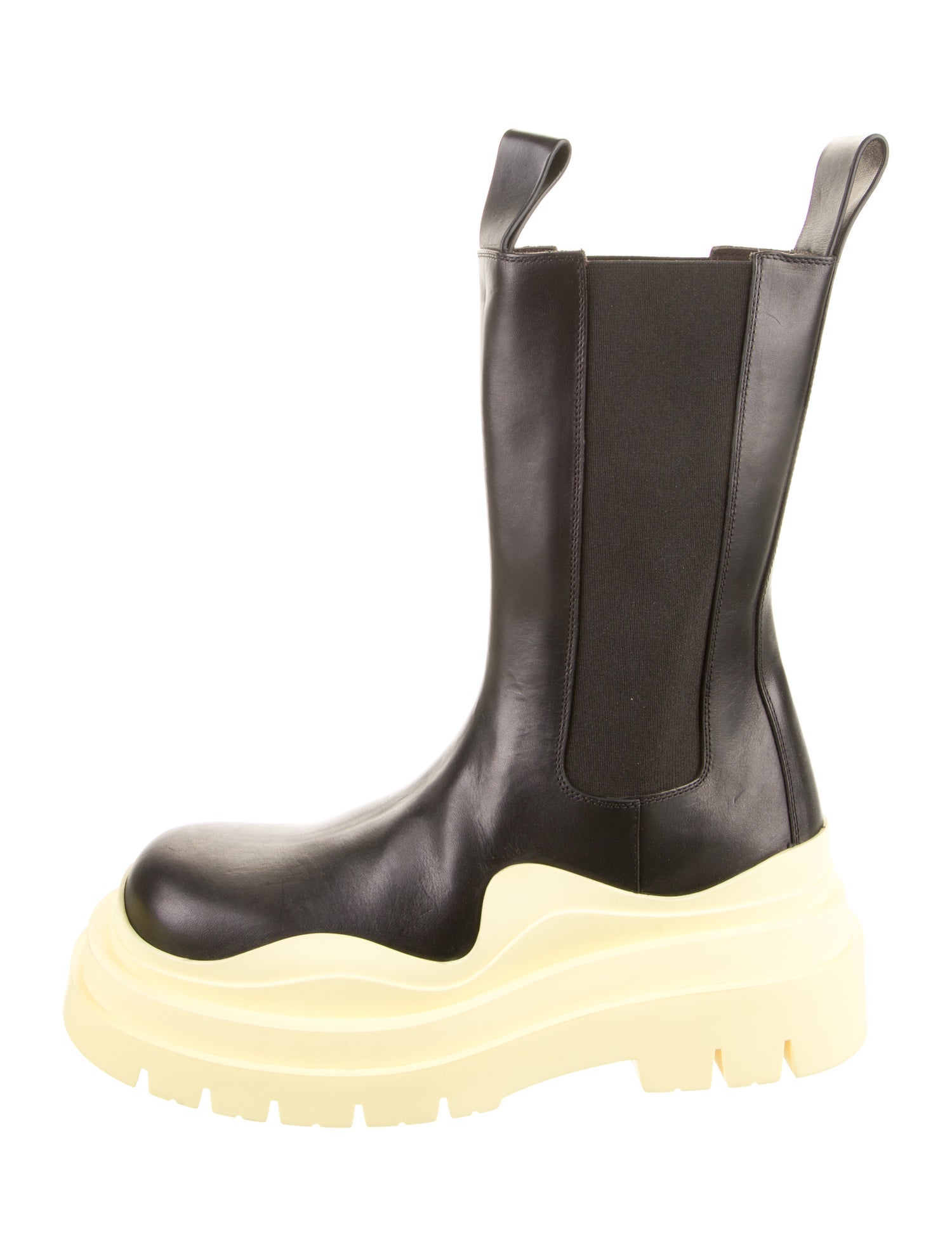 Bottega Veneta Leather Rain Boots