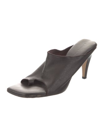 Bottega Veneta Leather Slides