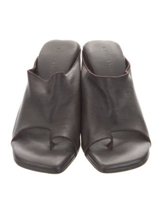 Bottega Veneta Leather Slides