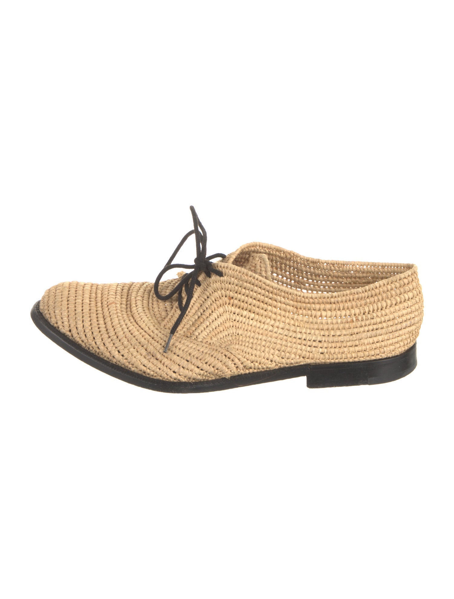 Bottega Veneta Raffia Oxfords