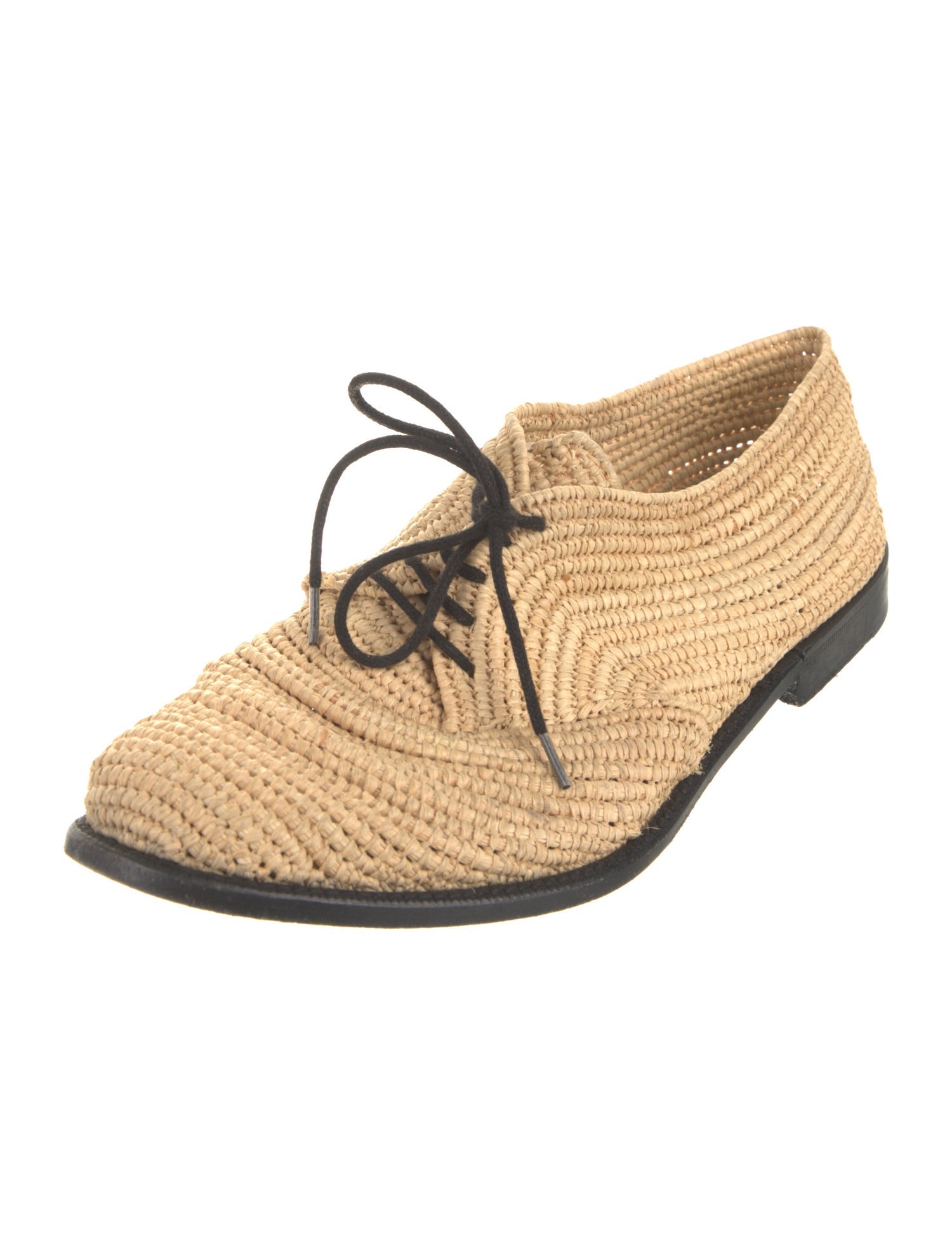 Bottega Veneta Raffia Oxfords
