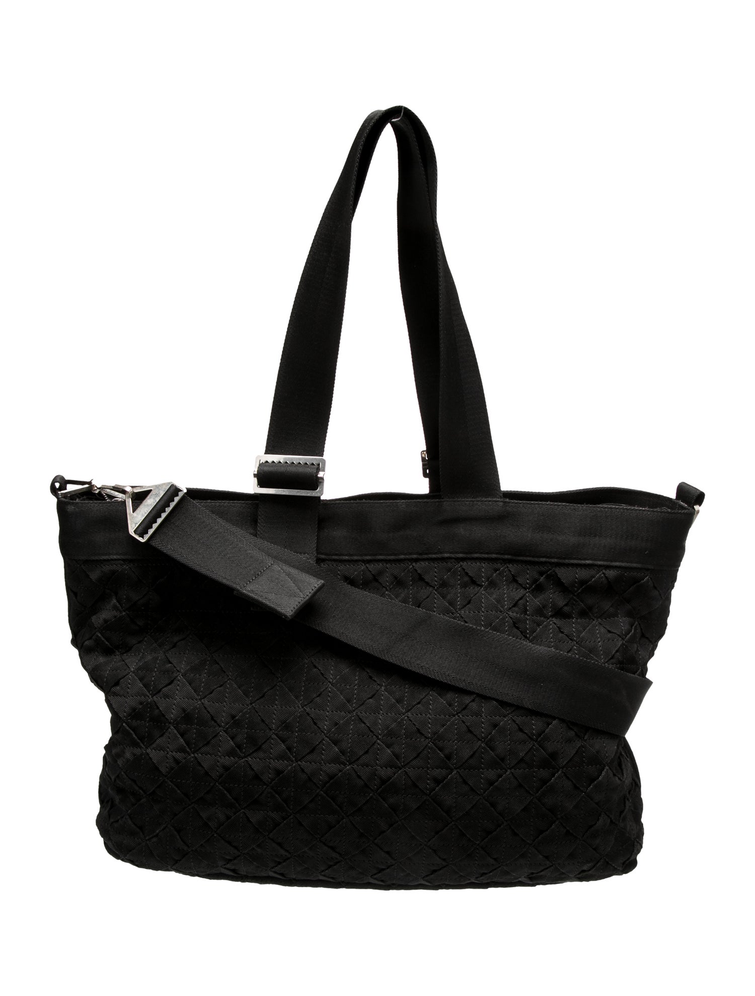 Bottega Veneta Canvas Messenger Bag