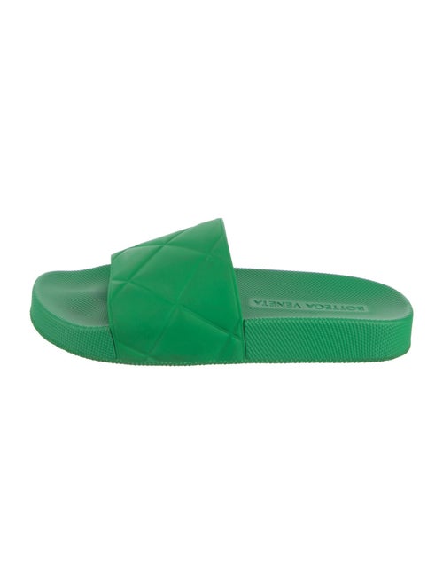 Bottega Veneta Quilted Pattern Rubber Slides