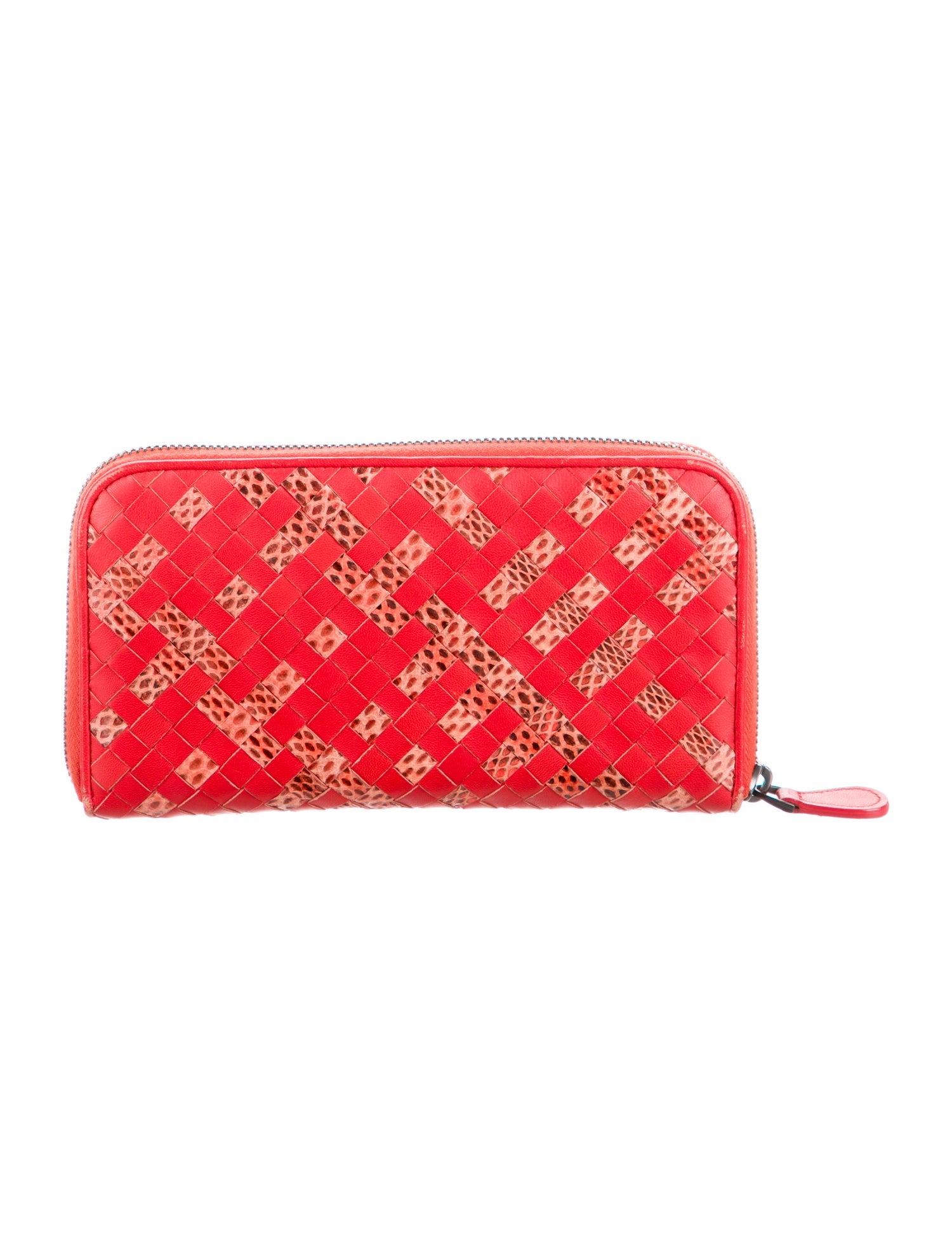 Bottega Veneta Intrecciato Weave Leather Wallet