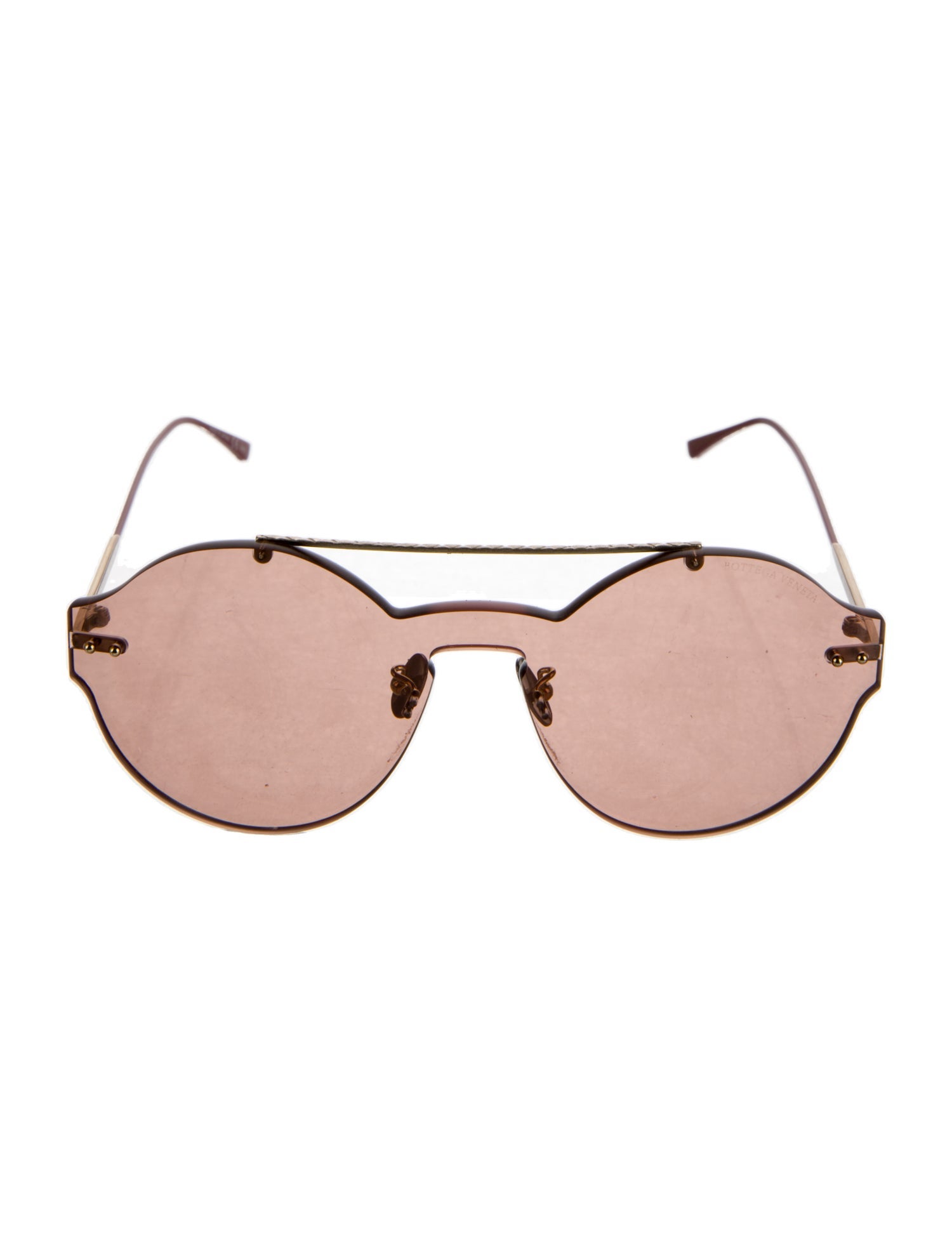 Bottega Veneta Aviator Tinted Sunglasses