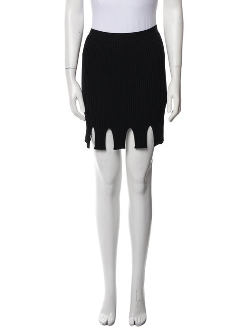 Bottega Veneta Fringe Trim Accent Mini Skirt