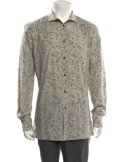 Bottega Veneta Printed Long Sleeve Shirt
