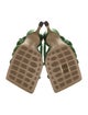 Bottega Veneta Leather Braided Accents Slides