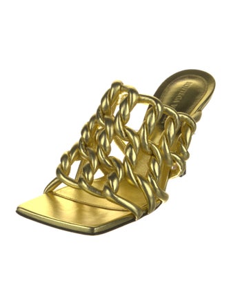 Bottega Veneta Leather Slides