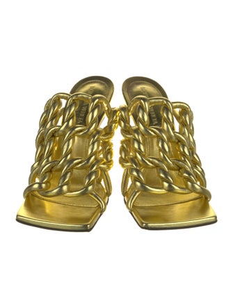 Bottega Veneta Leather Slides