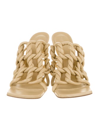 Bottega Veneta Leather Slides