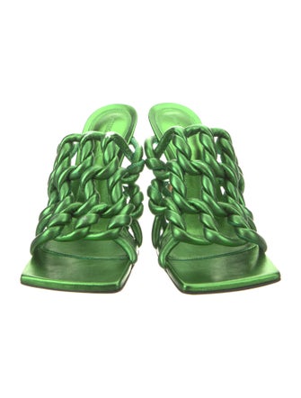 Bottega Veneta Leather Slides