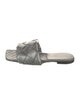 Bottega Veneta Intrecciato Weave Leather Slides