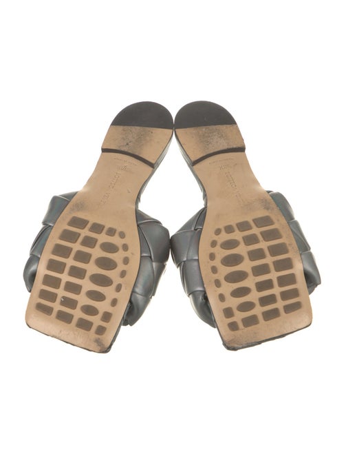 Bottega Veneta Intrecciato Weave Leather Slides