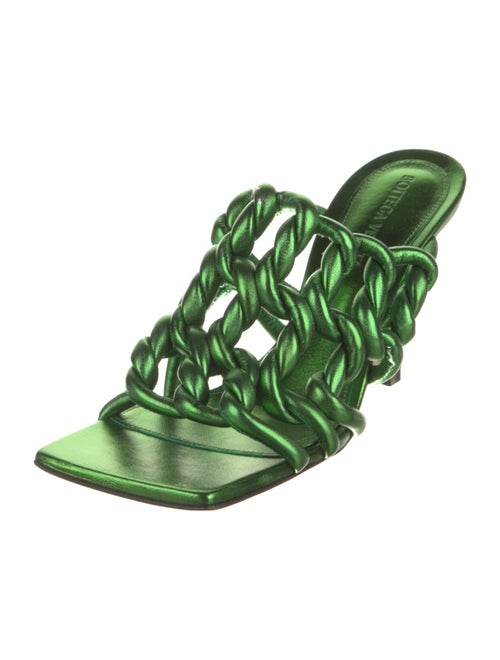 Bottega Veneta Leather Slides