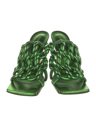 Bottega Veneta Leather Slides