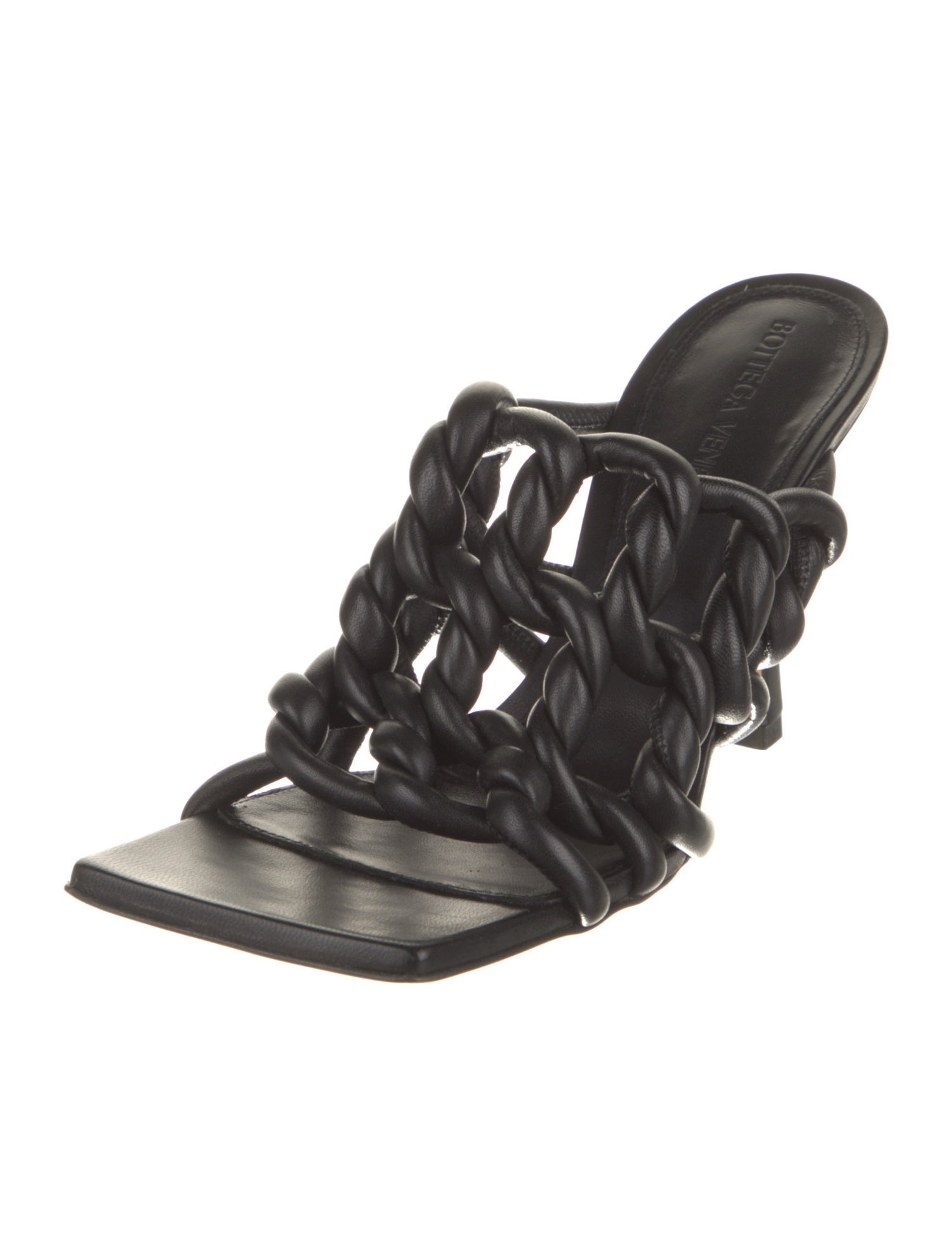 Bottega Veneta Leather Slides