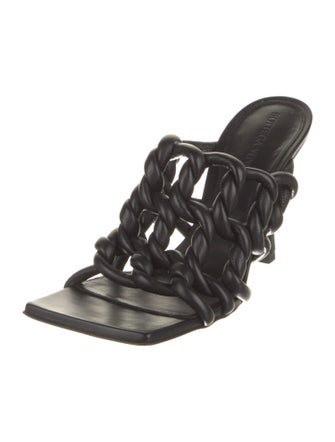 Bottega Veneta Leather Slides