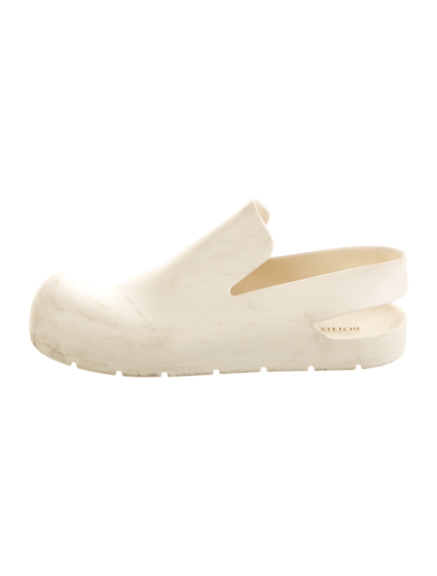 Bottega Veneta Puddle Rubber Slingback Flats