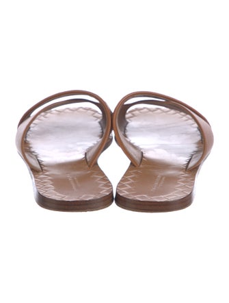 Bottega Veneta Intrecciato Weave Leather Slides