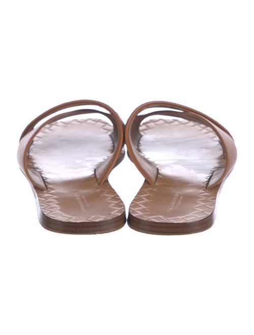 Bottega Veneta Intrecciato Weave Leather Slides